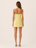 Damen Minikleid | Trägerlos mit Cut-out für sommerliche Anlässe